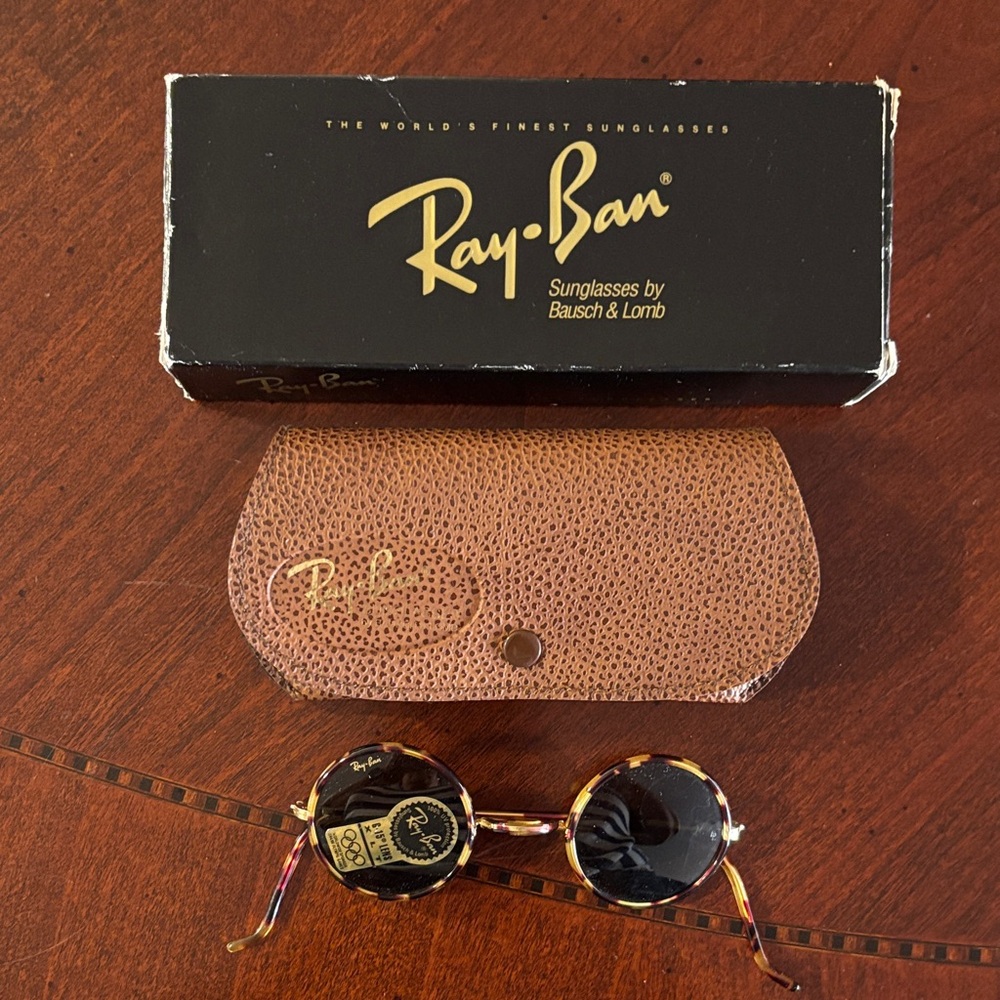 Brand New. Ray-Ban Cheyenne Style II Spotted Tortoise Sunglasses with Case